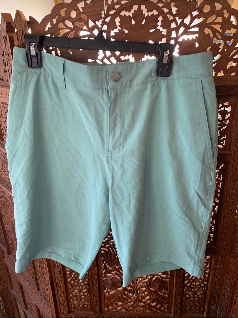 Panama Jack Mint Green Flat Front Men's Shorts